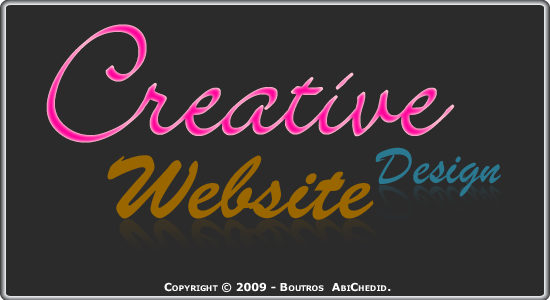 Creative Website Design Logo.