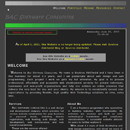 HTML Website of BAC Software Consulting in High Contrast.