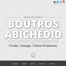 New Professional Website of Boutros AbiChedid.